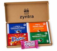 Fry's Chocolate Cream, Orange Cream, Peppermint Cream, Turkish Delight & Daim Chocolate Bar Variety Pack (Pack of 5) - Assorted British Chocolate Gift Box, Mixed Chocolate Selection