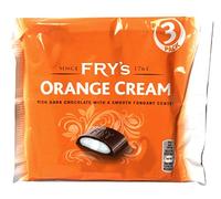 Fry's Orange Cream Chocolate Bar New Edition Multipack 3 x 49g - 4 Packs