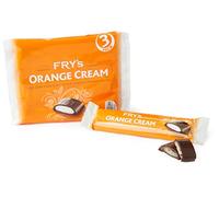 Fry's Orange Cream Chocolate Bar, Smooth Fondant Centre Covered in Dark Chocolate, Vegetarian Snack, 3 x 49 g (Pack of 1))