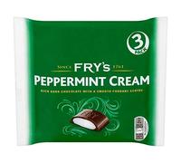 Fry's Peppermint Cream Chocolate Bar New Edition Multipack 3 x 49g - 4 Packs