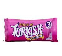 Fry's Turkish Delight, Classic Rose-Flavoured Chocolate Treats with Soft Jelly Centre, Perfect Snack or Dessert 3 x 51 g (Pack of 1)