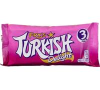 Fry's Turkish Delight, Rose-Flavoured Chocolate Treats 3 x 51 g (Pack of 1)