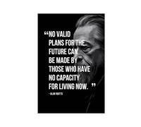 FrySky Alan Watts Classic Celebrity Art Vintage Classic Poster Canvas Poster Bedroom Decor Sports Landscape Office Room Decor Gift Unframe-style 20x30inch(50x75cm)