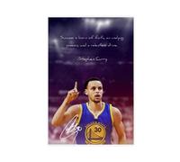 FrySky Basketball Player Superstar Stephen Curry Sports Poster Canvas Poster Bedroom Decor Sports Landscape Office Room Decor Gift Unframe-style 12x18inch(30x45cm)