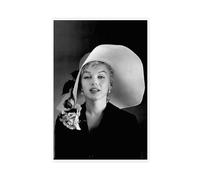 FrySky Marilyn Monroe Poster Canvas Poster Wall Art Decor Print Picture Paintings for Living Room Bedroom Decoration Unframe-style 12x18inch(30x45cm)
