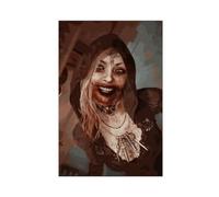 FrySky Resident Evil 8 Village Game Poster 5 Canvas Poster Bedroom Decor Sports Landscape Office Room Decor Gift Unframe-style 12x18inch(30x45cm)