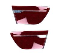 FRYUIQX Compatible With Jaguar For XE 2015-2019 Rear Taillight Shell Tail Lamp Cover Turn Signal Stop Light Mask Replace The Lampshade Taillight Housing Shell