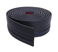 FRZXBKW 5M/10M PVC Skirting Board Trim Self-Adhesive, 4"/5" Flexible Skirting Boards Covers,Peel and Stick Rubber Wall Base Moulding Trim for Countertops,Tile Waistline Trims