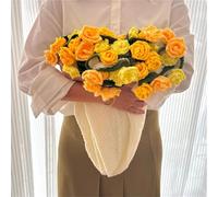 FRZXBKW Finished 80/120CM Crochet Flower Bouquet Blanket Graduation Gifts Handmade Knitted Rose Throw Blanket Flowers Summer Blankets Birthday Gifts for Women(K,120cm)