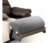 FRZXBKW Recliner Foot Pillow Cushion High Resilience Sherpa Memory Foam Bolster Sleeping Rest Multipurpose Half Roll Leg Pillow, 58×25×10CM/23×10×4inch(Gray)