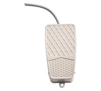 FS-2 Rugged Foot Pedal Switch SPDT 1NO1NC Momentary Operation 10A Load Rating with Aluminum Shell and 16cm Pre-Wired Cable
