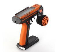 FS-GT3C 2.4G 3CH Gun RC System Transmitter for RC Car Boat with LED Screen