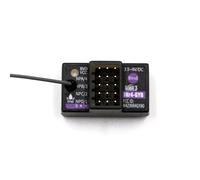 FS INr4-GYB 2.4GHz Mini 4CH Receiver Built-in Gyroscope Function PWM/PPM/i-Bus/S.Bus/i-bus2 Compatible with AFHDS3 Flysky NB4 Noble Lite Noble Pro RC Car Boat Transmitter Remote Control