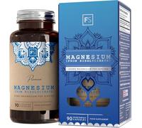 FS Magnesium Glycinate 1250mg Magnesium Bisglycinate 90 Capsules | Magnesium Glycinate Supplement | 1250mg Magnesium Glycinate Providing 250mg of Elemental Magnesium | Non-GMO & Allergen Free