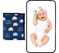 FS Pro Baby Portable Nappy Changing Mat - Foldable Travel Wipe Clean Large Waterproof Change Mat Padded (Multicolor)