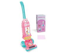 FS Toddler Hoover Toy That Works with Lights & Sounds, Pretend Play Toy Hoover for Toddlers 3-5, Kids Hoover Cleaning Toys for Ages 3-4 Years Old Girls, Cleaning Toy with Ball-Popping, Pink
