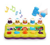 FS Toddler Pop Up Toy with Music and Light, Cause and Effect Toys for 6 9 12 18 Month Old Baby Toys, Early Learning Educational Toys for 1 2 Year Old Boy and Girls Gifts