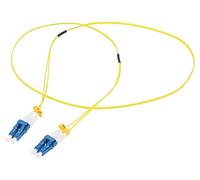 FS0LC00 fibre optic patch cable OS2 LC/UPC, 0.5m LSZH yellow LOGILINK on both...