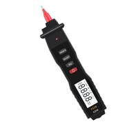 Fs2b Pen Type Digital Multimeter with Ncv Contactless Measurement | Backlight Reading, Flashlight Lighting, One Hand Control, Red Plastic Body, 2 Aaa Batteries Included