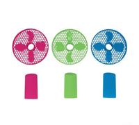 FS301 For Slushie Machine Glow in the Dark Silicone Accessories Set Includes Handle Covers and Drip Trays for Stable and Clean For Slushie Prep