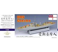 FS352010 1/350 WWII British Royal Navy Tribal Class Destroyer HMS Eskimo 1939 Complete Upgrade Set for Trumpeter 05331