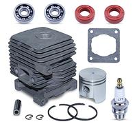 FS38 FS45 34mm Cylinder Piston Kit Compatible with Stihl FS38 FS45 FS46 FS55 KM55 Hl45 FS45L FS45C FS46C KM55C KM55R KM55RC 41400201202 Chainsaw Spare Parts