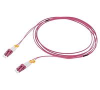 FS4LC05 Fibre Optic Patch Cable OM4 LC/UPC, 5m LSZH Pink LOGILINK on Both Sides