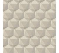 Galerie Fusion Beige Geometric Motif Wallpaper