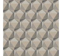 FS72028 - Fusion Geometric Motif Beige Cream Grey Galerie Wallpaper