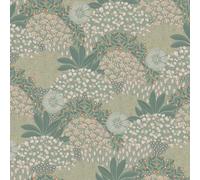 AS Creation Private Walls Nara Floral Garden Green Wallpaper 38740-1