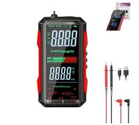 FS899L Digital Multimeter True RMS 6000 Counts, AC/DC Voltage Tester, USB-C Port Current Capacitance Resistance Meter, Large Backlit Display Multimeter, Portable Multi Tester (with Instruction)