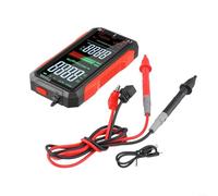FS899L Smart Digital Multimeter 6000 Counts with Large 4.8 Inch Color LCD, USB Rechargeable Battery, Auto Range, NCV Voltage Detection, Data Hold, Flashlight, Live Wire Identification, Continuity Test