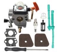 FS90R Carburetor Kit - Precision-Machined Aluminum Alloy, Adjustable Idle & High-Speed Jets - for FS90R FS100 FS110 FS130 KM90 KM100 Hedge Trimmers & Pole Pruners