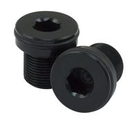 FSA Alloy ISIS Crank Bolt - Black, Size M15