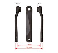 Fsa Bosch Gen4/yamaha Pwx/brose Crank 175 mm Black