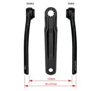 Fsa Ck-762/is Crank Silver 165 mm 165 mm Black