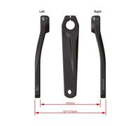 FSA Ebike Chainset CK-752 Shimano EP800 24.0mm Black