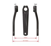 FSA Ebike Chainset CK-752 Shimano EP800 24.0mm Black