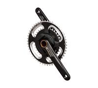 FSA Powerbox Alloy 2x11 Road Chainset - Black, 52/36T/172.5 mm