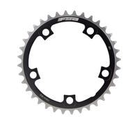 FSA Pro Road Chainring (2x11, 110x36T, Black, 5h)