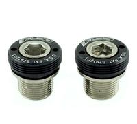 FSA Self Extracting Steel ISIS Crank Bolt - Black, Size M15
