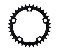 FSA T6 Alloy Road Bike Cycle 2X11 110X34T Black 5H Chainring