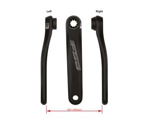 FSA Unisex-Adult 421579571 Ped. Bosch Gen 3 blk 165mm s, Argent