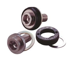 FSA Unisex's Self Extracting JIS Steel Crank Bolt, Black, Size M8