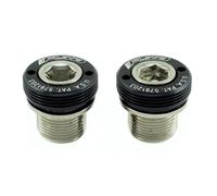 FSA Unisex's Self Extracting Steel ISIS Crank Bolt-Black, Size M15