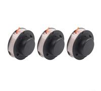 FSA56/FSE41/FSE52 Trimmer Line Spools, 3-Pack Replacement With 1.6mm Thread, Plastic Shaft For Efficient Grass Cutting, Easy-Install Compatible With Lawn Care Equipment