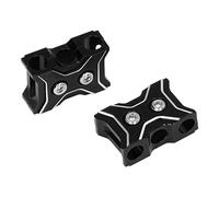 FSAKLPXOV 2Pcs RC Car Cable Manager, Aluminum Alloy RC Wire Clamp Buckle, Lightweight Cable Clip for Motor Battery Control Lines, Prevents Entanglement on RC Cars Airplanes Boats (Black)