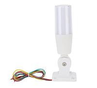 FSAKLPXOV 3 - Color LED Warning Light with Buzzer, Emergency Strobe Signal Lamp, 180° Rotatable Foldable Flexible Head, Red Yellow Green Flashing for 24V Vehicles