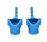 FSAKLPXOV Aluminum Alloy Knuckle Arm Uprights Steering Cup L/R for KYOSHO 4WD Optima Maxima, Durable RC Steering Cup with Wear Resistance, Upgrade Replacement Part for RC Car (Blue)