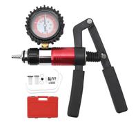 FSAKLPXOV Brake Bleeder Kit Handheld Vacuum Pressure Pump Tester, Brake System Bleeding Tool for Car Truck, 24 - Piece Clutch Fluid Oil Bleeding Set with Gauge and Storage Case